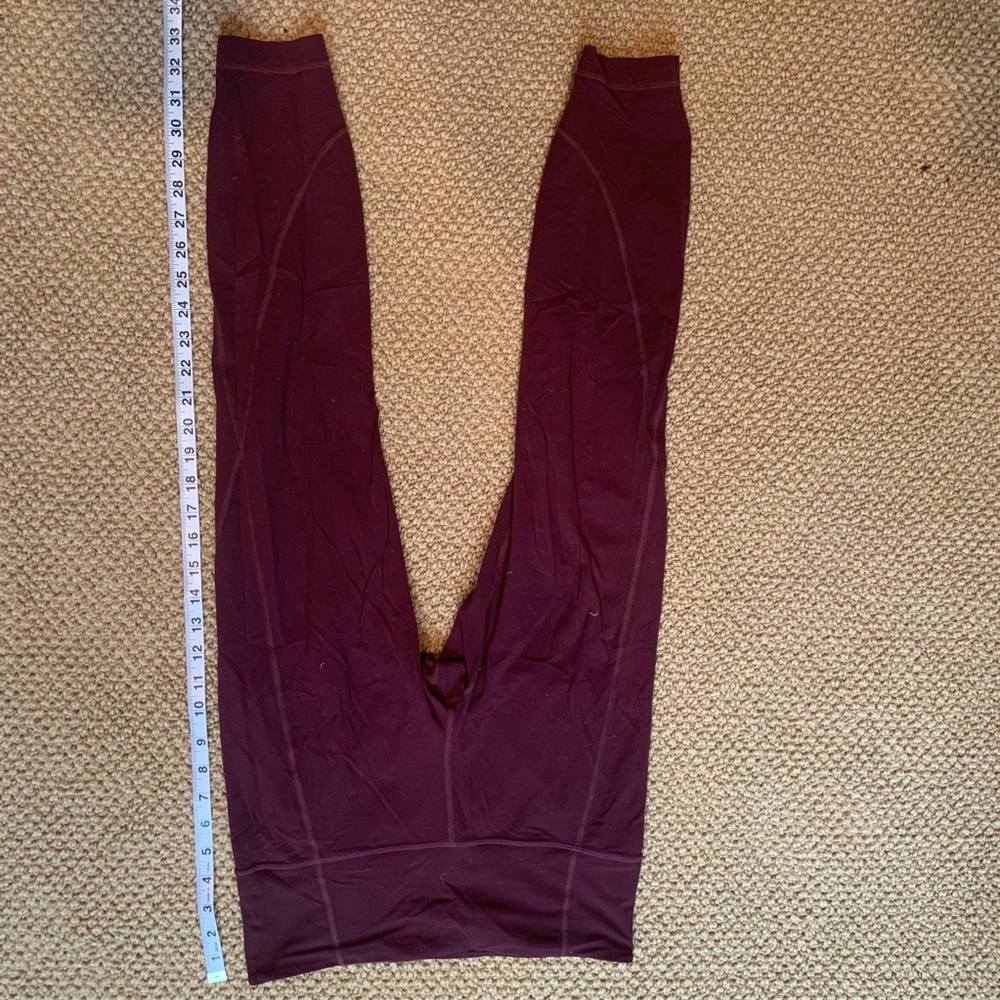 Athleta leggings maroon